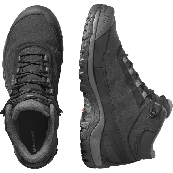  Pánske topánky SALOMON SHELTER WATERPROOF ČIERNA/ASFALT/HRAD 