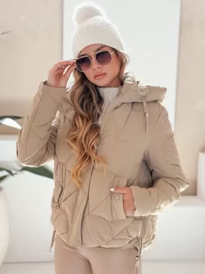 Dámska bunda DSTREET TY5041 KARAMEL