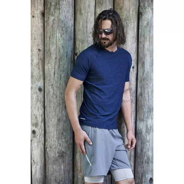  Pánske tričko TEE JAYS | TJ 7020 GREY MELANGE 