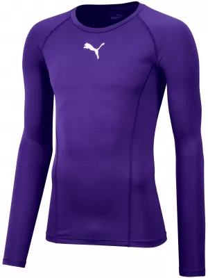 Tričko PUMA LIGA BASELAYER TEE LS 655920_10 HRANOLOVÝ FIALOVÝ