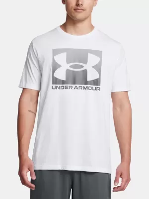 Pánske tričko UNDER ARMOUR UA M BOXED SPORTS UPDATED SS 1386793-100 BIELA