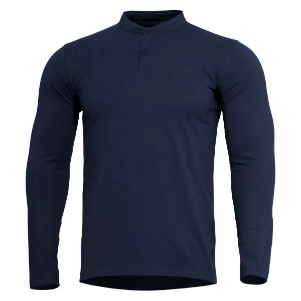  Košeľa PENTAGON ROMEO 2.0 HENLEY SHIRT K09016 POLNOČNÁ MODRÁ 