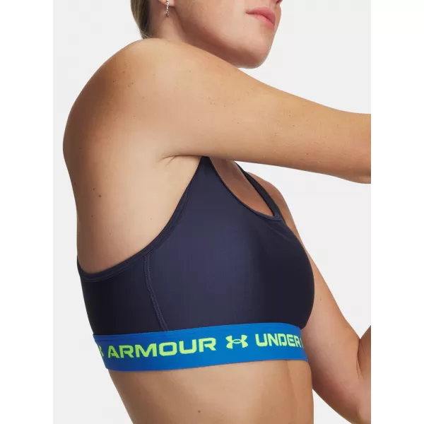  Dámska podprsenka UNDER ARMOUR CROSSBACK MID BRA 1361034-403 MODRÁ 