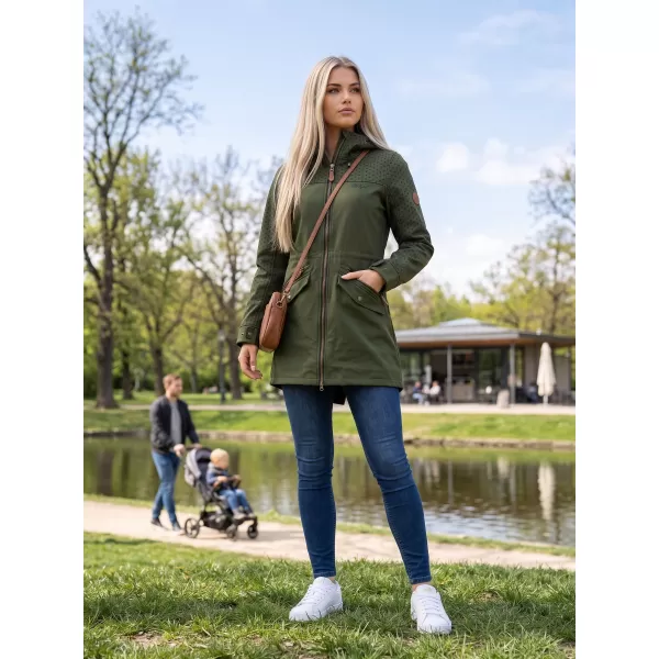  Dámska bunda softshell ALTISPORT GEMEE KHAKI 