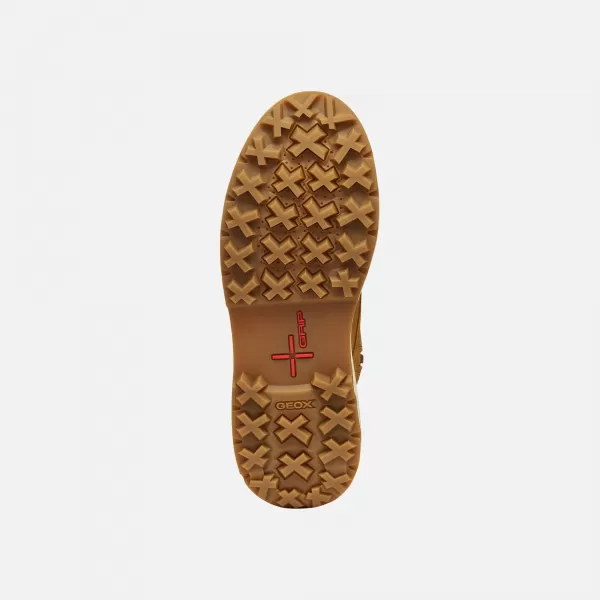  Dámske topánky GEOX LAMIDIE + GRIP ABX G009743 SVETLOHNEDÁ 