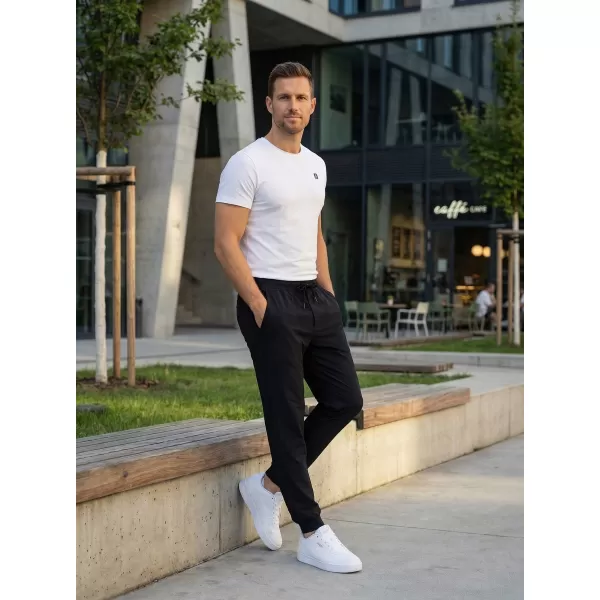  Pánske nohavice ALTISPORT ATS JOGGER CLASSIC - FIT ČIERNA 