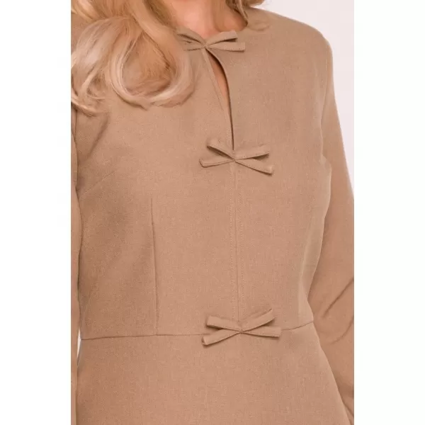 Šaty STYLOVE S413 BÉŽOVÁ 