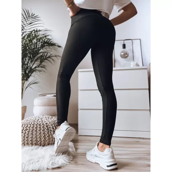  Dámske legíny DSTREET CARDIO UY2739 ČIERNA 