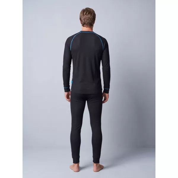  Pánsky termo set ALTISPORT GAIN ČIERNA/MODRÁ 