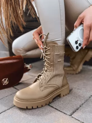 Dámske topánky DSTREET ZY0381 KAKI
