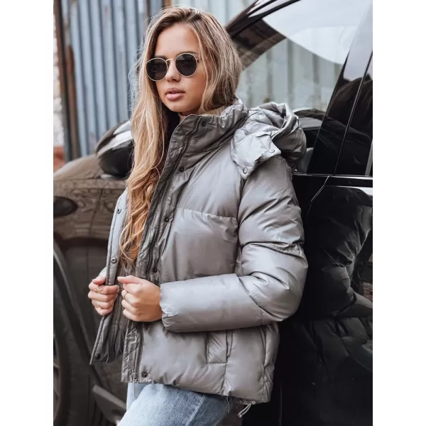  Dámska bunda DSTREET TY5191 TMAVO ŠEDÁ 