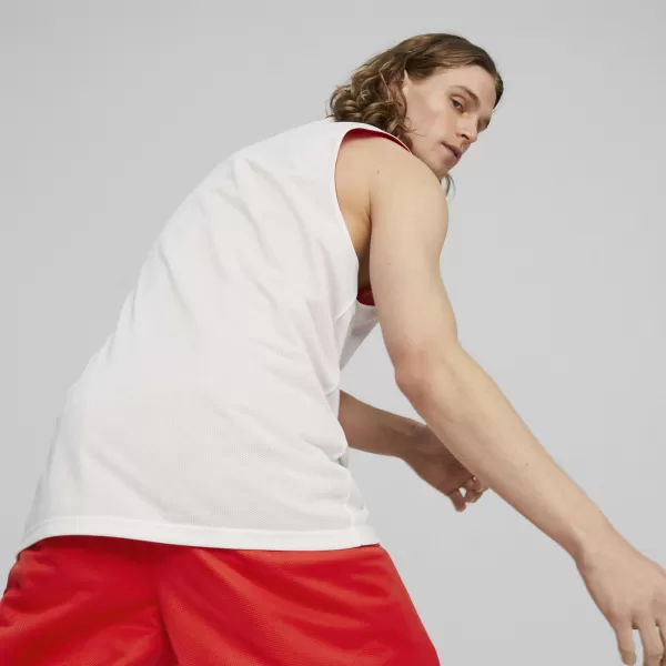  Mužský dres PUMA REVERSIBLE PRACTICE JERSEY 67664003 ČERVENÁ PUMA 
