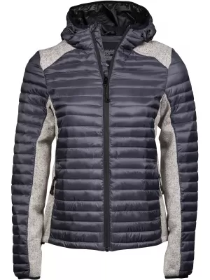 Dámska bunda TEE JAYS | TJ 9611 SPACE GREY/GREY MELANGE