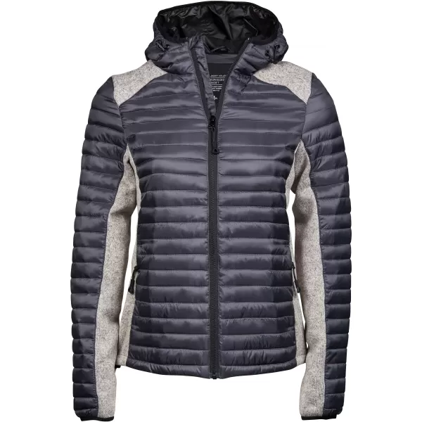  Dámska bunda TEE JAYS | TJ 9611 SPACE GREY/GREY MELANGE 