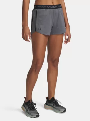 Dámske šortky UNDER ARMOUR TECH PLAY UP SHORTS 1389882-025 SIVÁ