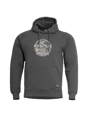 Mikina PENTAGON PHAETON HOOD SWEATER NO MOUNTAIN K09021 ŠKVÁROVÁ ŠEDÁ