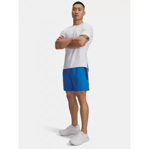  Pánske šortky UNDER ARMOUR UA LAUNCH PRO 2N1 7 SHORTS MODRÁ 