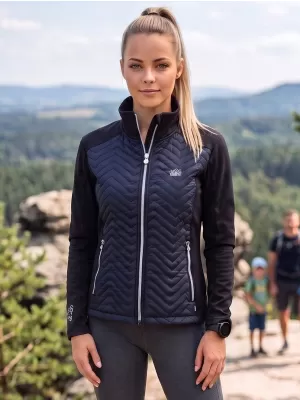 Dámska hybridná bunda ALTISPORT GAIL ČIERNA
