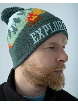 Čiapka PENTAGON SANCTUARY BEAR KNIT BEANIE K13060 VIACFAREBNÝ