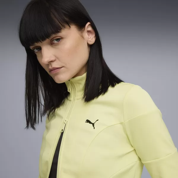  Dámska bunda PUMA DARE TO SLIM CROPPED TRACK JACKET 63214635 ZLATÝ MESIAC 