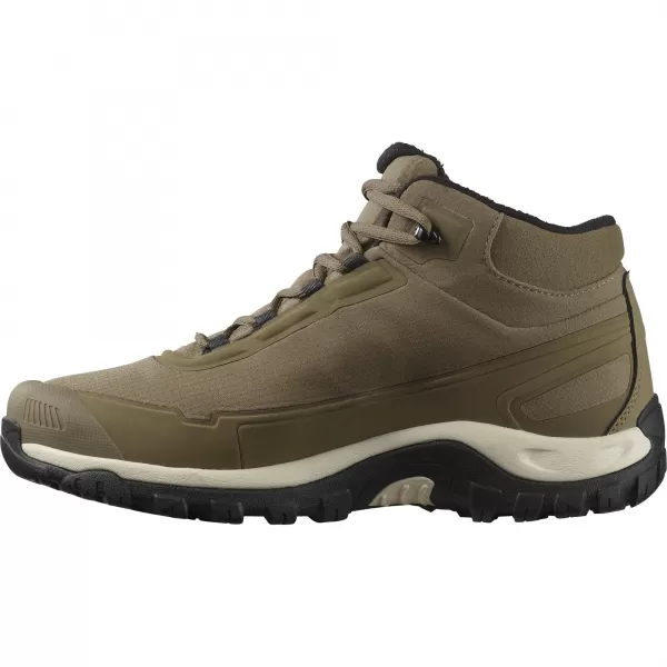  Pánske topánky SALOMON SHELTER WATERPROOF KAMEŇ ŠEDÝ/ČIERNY/DAŽDIVÝ DEŇ 