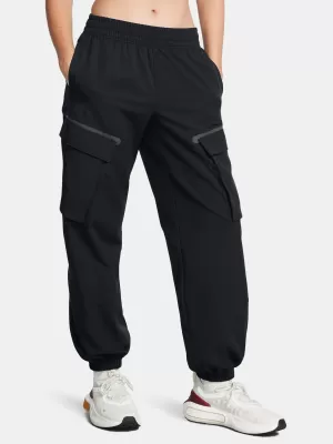 Dámske športové nohavice UNDER ARMOUR UNSTOPPABLE CARGO PANT 1386481-001 ČIERNA
