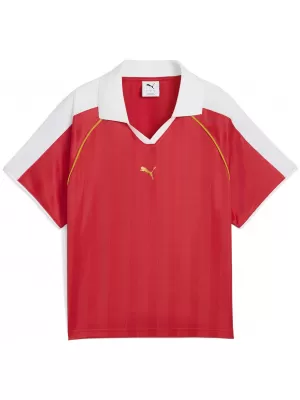 Dámsky dres PUMA T7 RELAXED FOOTBALL JERSEY 63215711 NAVŽDY ČERVENÁ