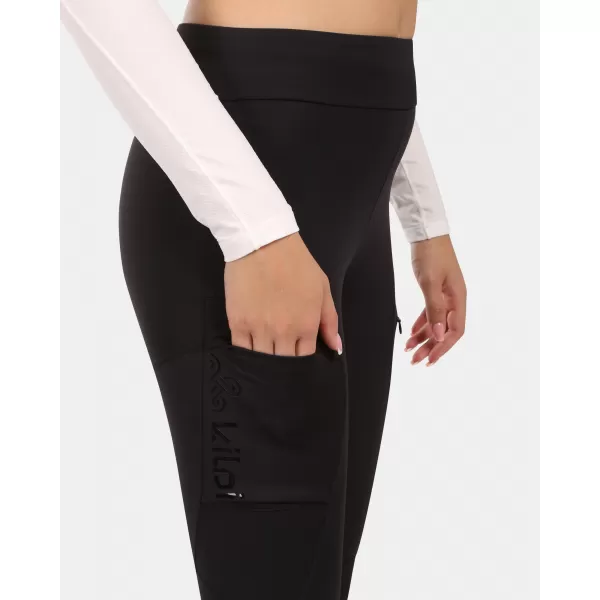  Dámske legíny KILPI MOUNTERIA-W ZL0416KI ČIERNA 