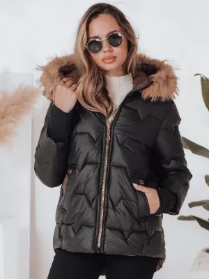 Dámska bunda DSTREET TY4999 ČIERNY