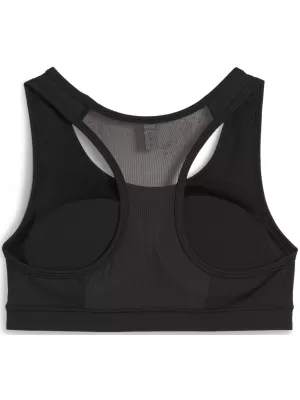 Dámska podprsenka PUMA 4KEEPS BRA - PADDED - SMALL CAT 52814901 PUMA ČIERNA/MALÁ MAČKA