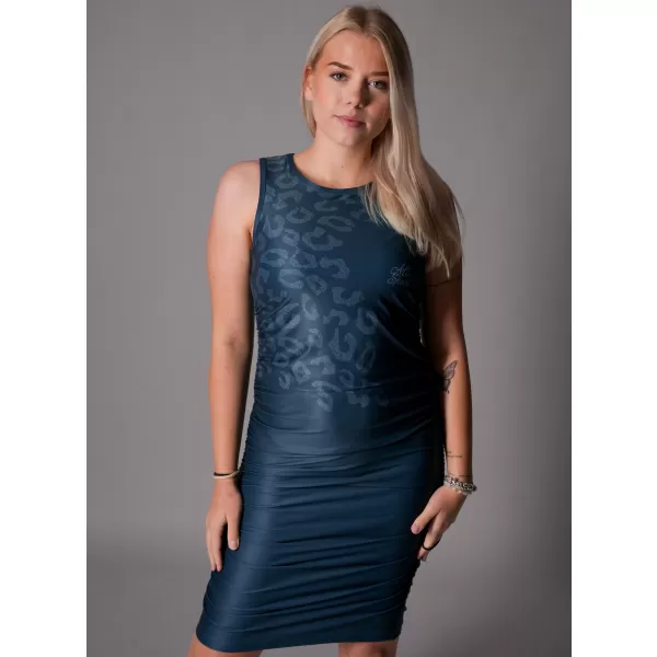  Dámske prémiové šaty ALTISPORT VOJ/ALW047SAT03 MODRÁ 