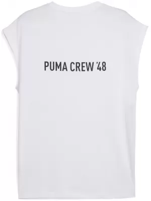 Tričko PUMA M GRAPHIC CUTOFF TANK 52762002 PUMOVÁ BIELA