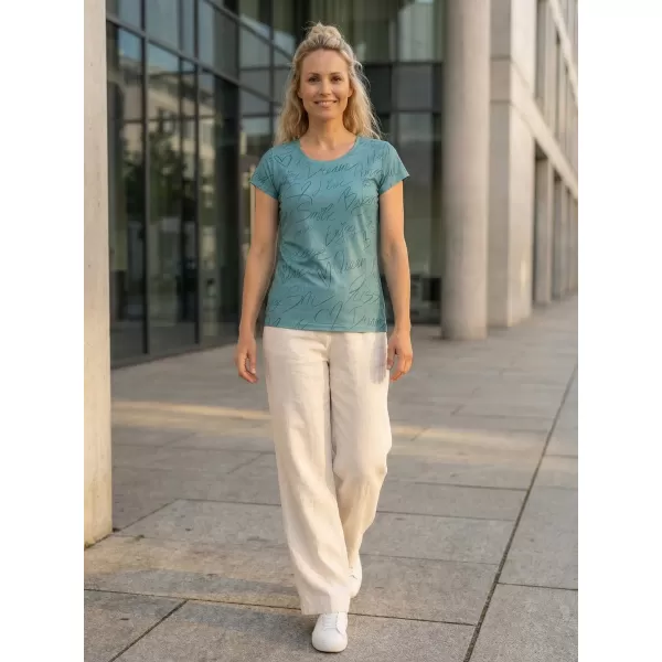  Dámska voľnočasová košeľa premium ALTISPORT VOJ/ALW084TR06 ZELENÁ 