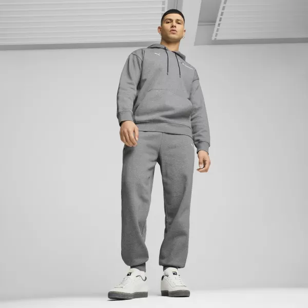  Pánske sledovacie súpravy PUMA BMW MMS ESS+ PANTS FLEECE 62749903 STREDNE SIVÝ VRES 