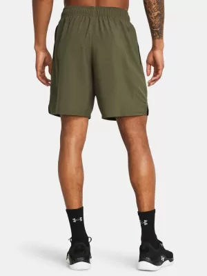 Pánske šortky UNDER ARMOUR UA WOVEN WDMK SHORTS 1383356-390 ZELENÁ