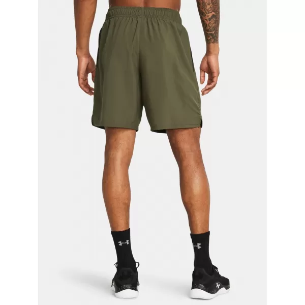  Pánske šortky UNDER ARMOUR UA WOVEN WDMK SHORTS 1383356-390 ZELENÁ 