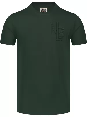 Tričko NORDBLANC GOODWILL NBSMT8161 TMAVO ZELENÝ