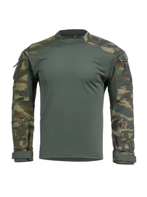 tričko PENTAGON WOLF COMBAT SHIRT CAMO K02025 SIVÁ KAMUFLÁŽ