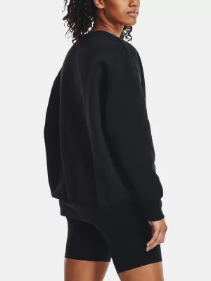 Dámska mikina UNDER ARMOUR ESSENTIAL FLC OS CREW 1379475-001 ČIERNA