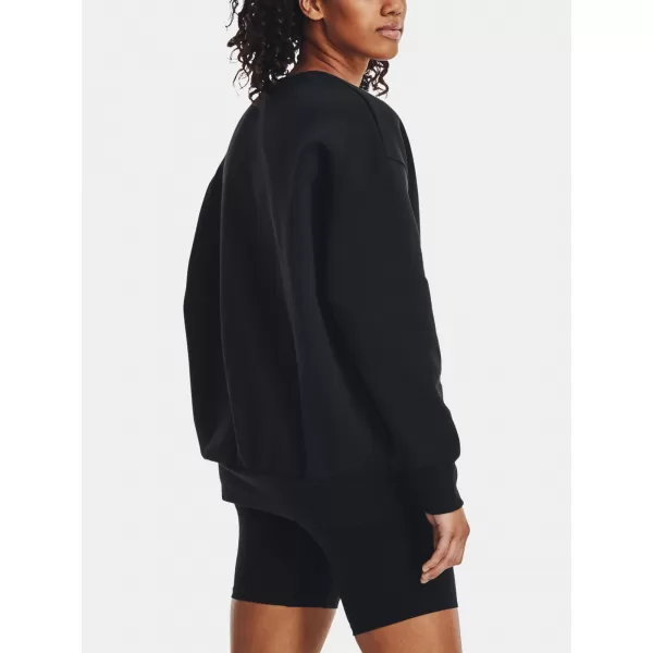  Dámska mikina UNDER ARMOUR ESSENTIAL FLC OS CREW 1379475-001 ČIERNA 