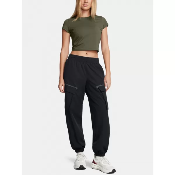  Dámske športové nohavice UNDER ARMOUR UNSTOPPABLE CARGO PANT 1386481-001 ČIERNA 