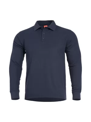 tričko PENTAGON ANIKETOS LONG POLO K09013 NÁMORNÍCKA MODRÁ