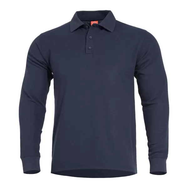  tričko PENTAGON ANIKETOS LONG POLO K09013 NÁMORNÍCKA MODRÁ 