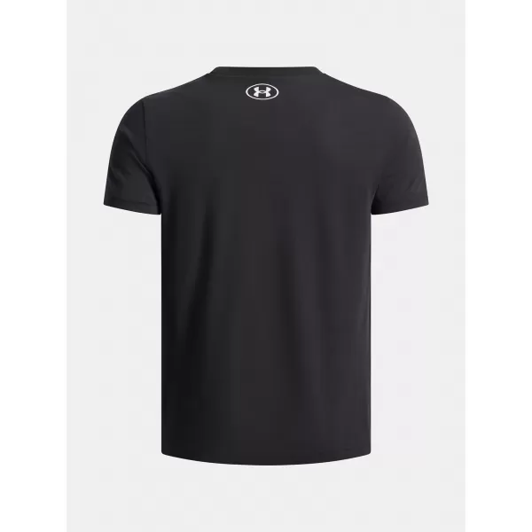  Chlapčenské tričko UNDER ARMOUR UA OVERLAY WM SS 6005069-001 ČIERNA 