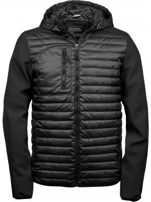 Pánska bunda TEE JAYS | TJ 9628 BLACK/BLACK