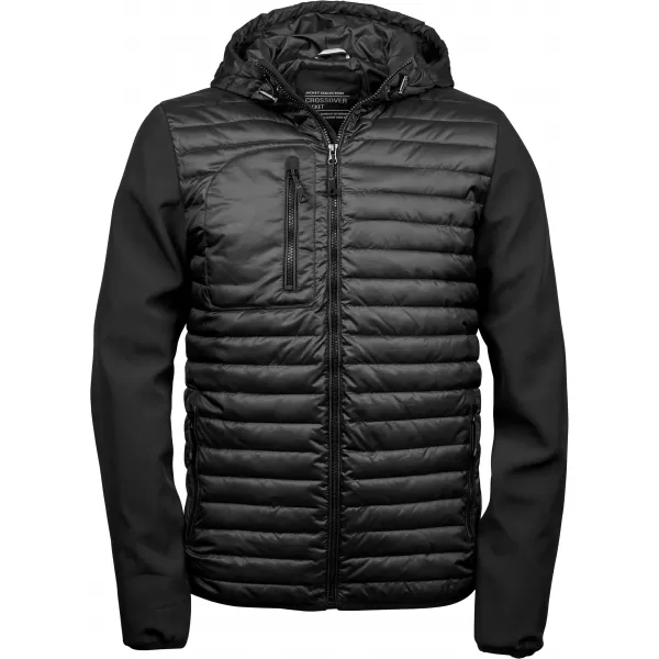  Pánska bunda TEE JAYS | TJ 9628 BLACK/BLACK 