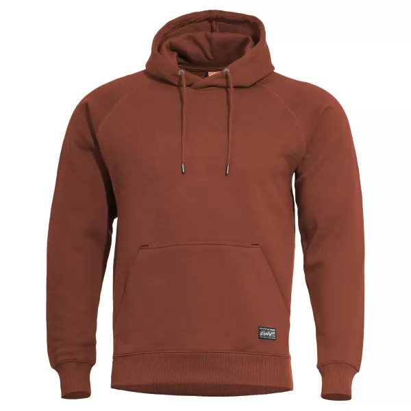  Mikina PENTAGON PHAETON HOOD SWEATER K0902174 GAŠTANOVOČERVENÁ 