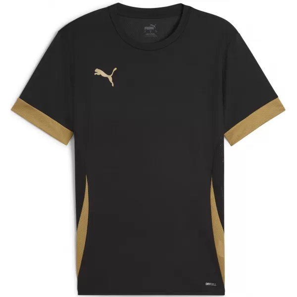  Mužský dres PUMA TEAMGOAL MATCHDAY JERSEY 705747_28 PUMA BLACK/GOLD/MATTE GOLD 