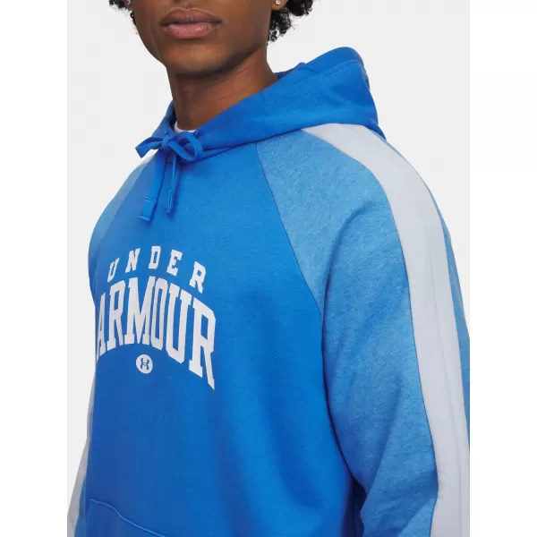  Pánska mikina UNDER ARMOUR RIVAL FLC CB HOOD MODRÁ 