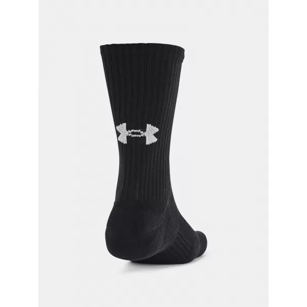  Ponožky UNDER ARMOUR UNISEX UA TC 3PK CREW 1386311-001 ČIERNA 